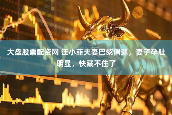 大盘股票配资网 汪小菲夫妻巴黎偶遇，妻子孕肚明显，快藏不住了
