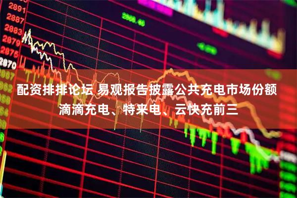 配资排排论坛 易观报告披露公共充电市场份额 滴滴充电、特来电、云快充前三